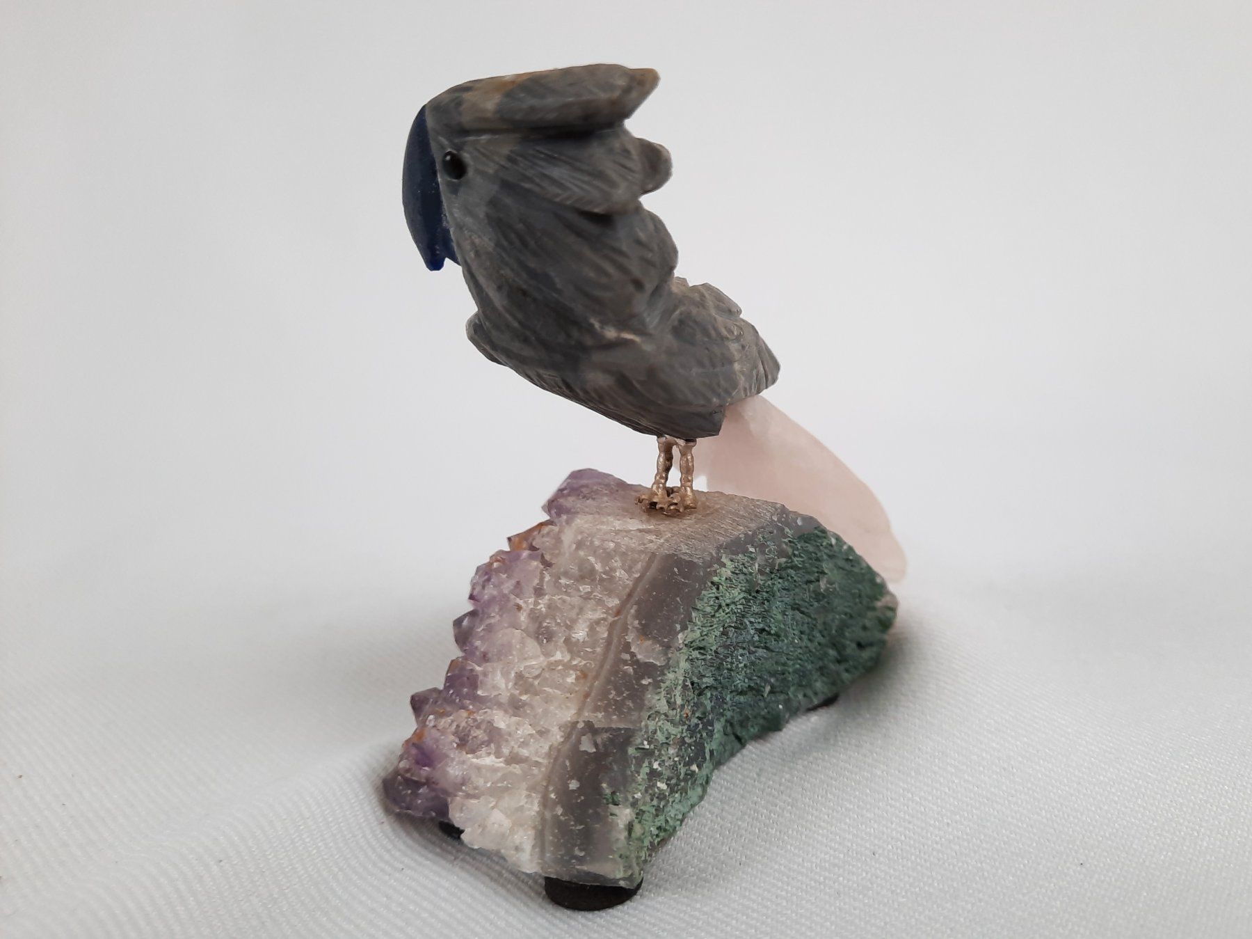 Pierres précieuses: 2 Amethyst mit Kakadu – D'occasion à Beinwil am See par Restwert_Beinwil 7