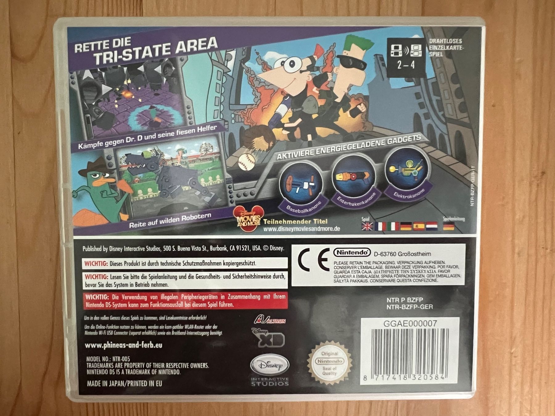 Nintendo Spiele: DS PHINEAS UND FERB Quer durch die 2. Dimension – Gebraucht aus st.gallen von SoCre75 2