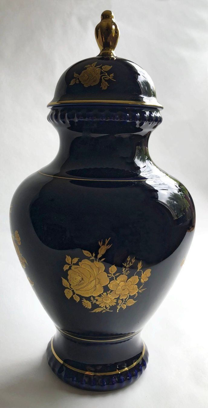 Vasi & Recipienti: BAREUTHER WALDSASSEN ECHT COBALT VASE – Usato da Dübendorf venduto da Orchid18 2