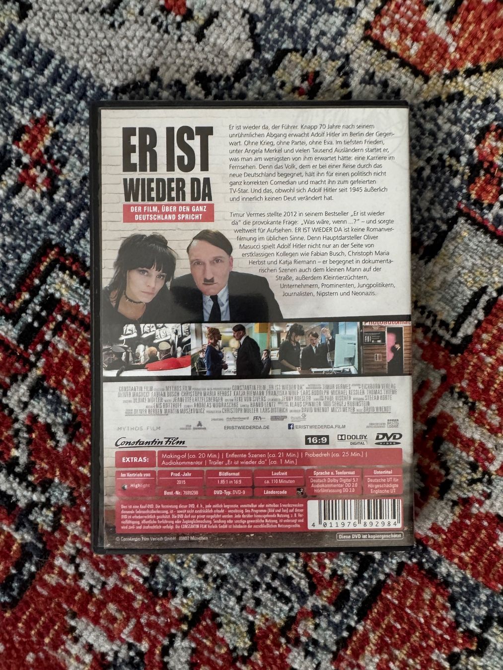 Alle DVDs: ER IST WIEDER DA DVD – Gebraucht aus Zürich von krytisch 1