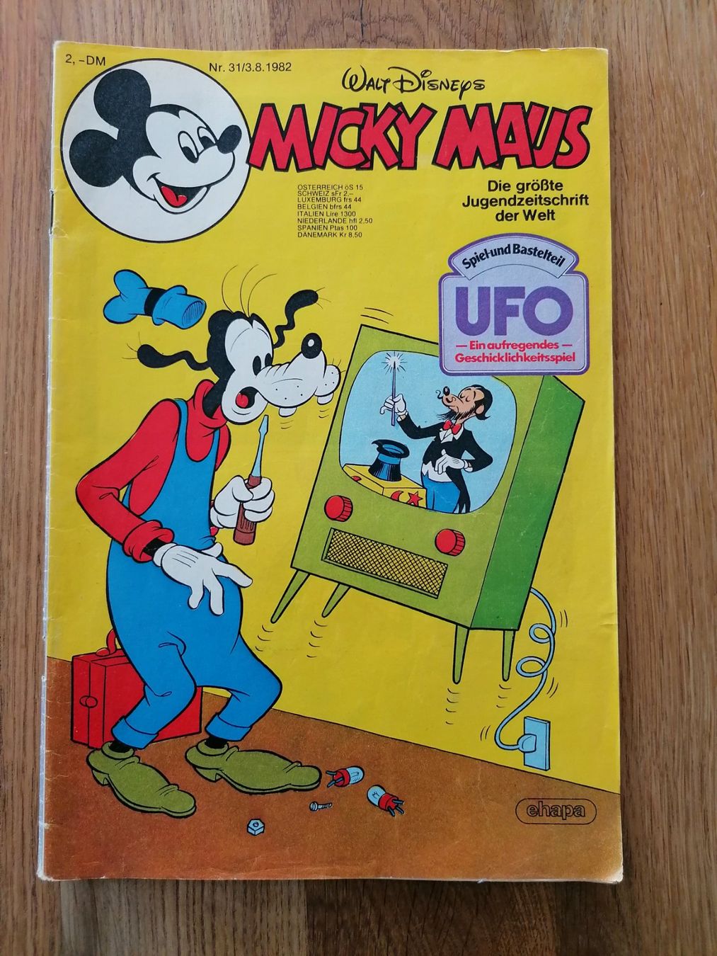 Fumetti: Micky Maus Heft 1982 Nr.31 - mit Beilage – Usato da Basel venduto da vintagecollector