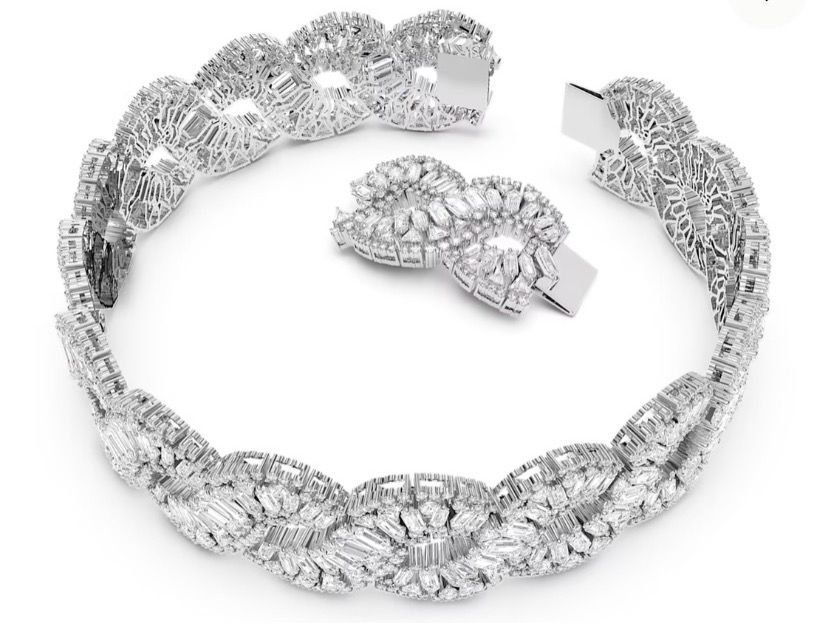Swarovski Ketten: Hyperbola Halsband Choker Wave Swarovski Neu – Neu und originalverpackt aus Zuerich von proactiv 3
