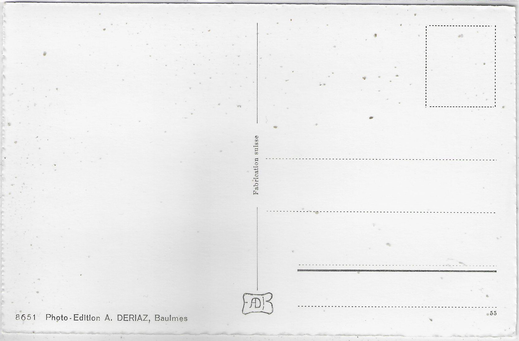Cartoline postali: Rougemont - Vue generale – Usato da Ettingen venduto da Kartenplanet 1