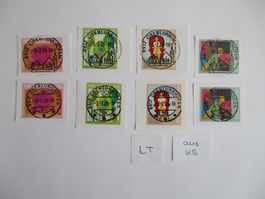 Voll Letzttagsstempel der Poststelle 8917 Oberlunkhofen