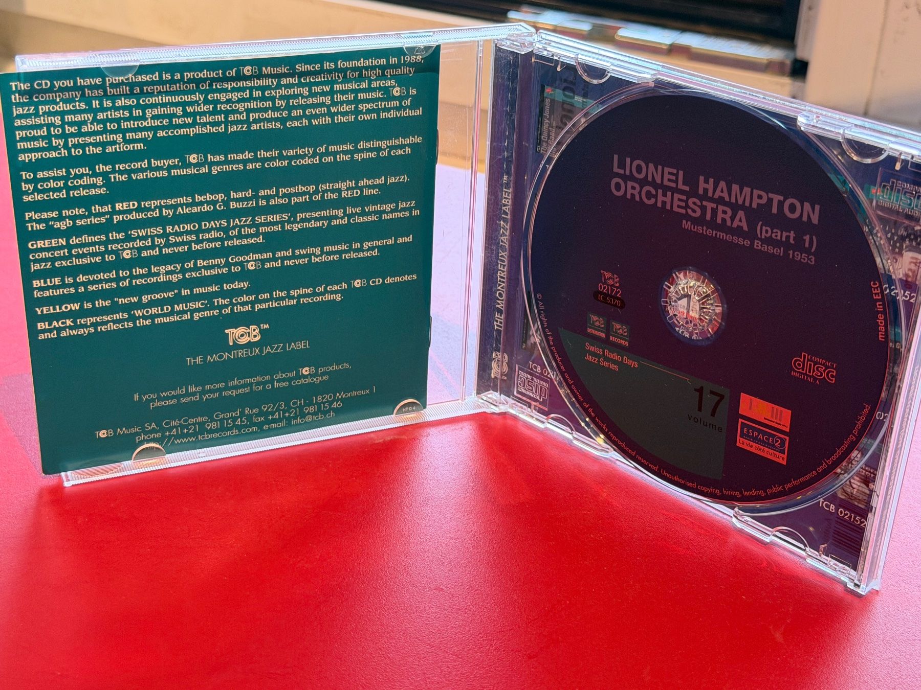 CD: Lionel Hampton Orchestra - Mustermesse Basel 1953 - HF41B – Usato da Küsnacht ZH venduto da JazzRecords 2