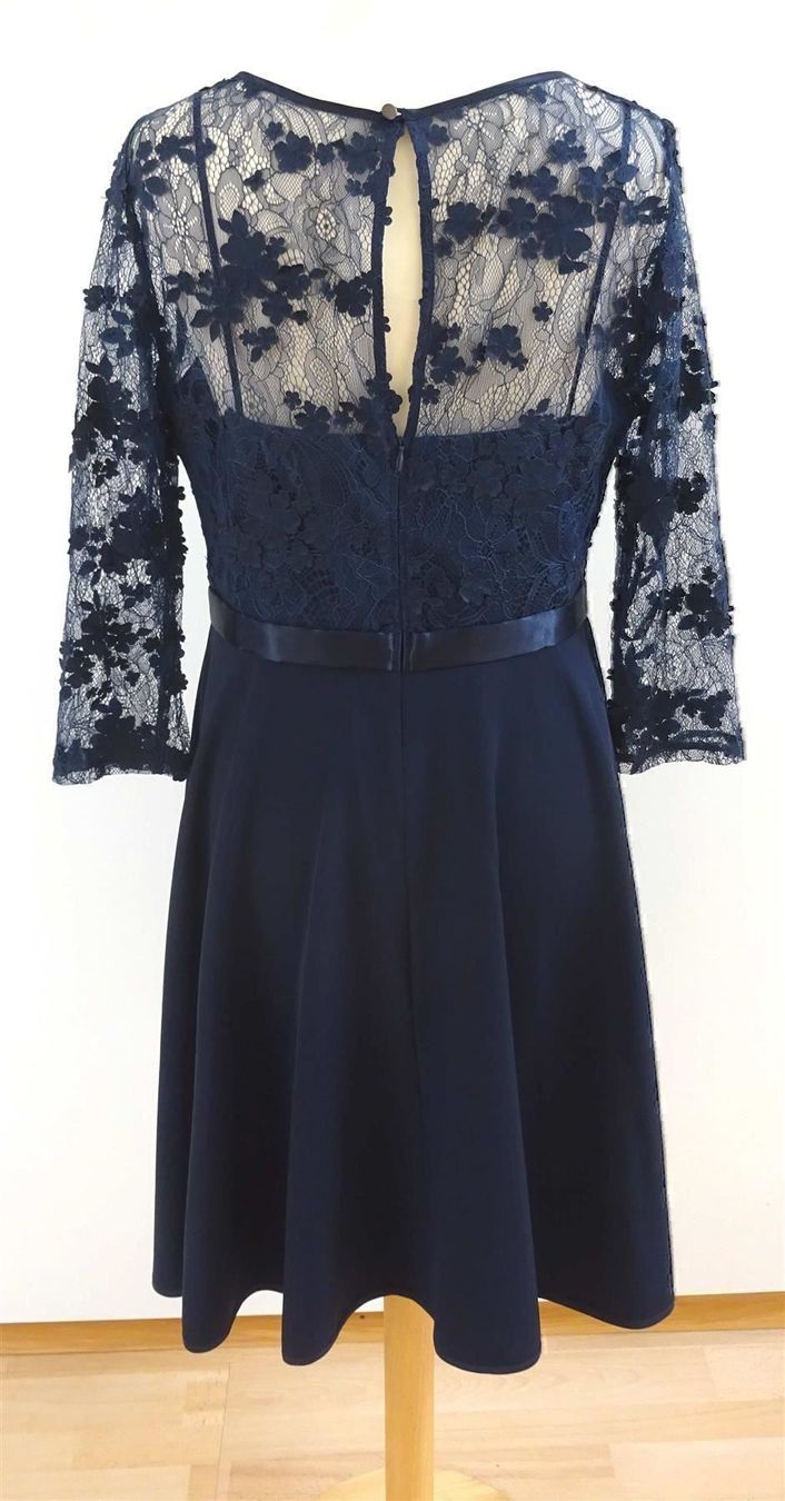 Vestiti: Vera Mont - Neues Kleid - navy - Grösse 40 – Nuovo e nell'imballaggio originale da Zofingen venduto da Justizia_01 1