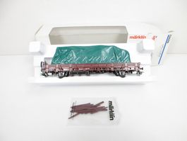 Märklin H0 46942 DB Rungenwagen mit SBB Plane