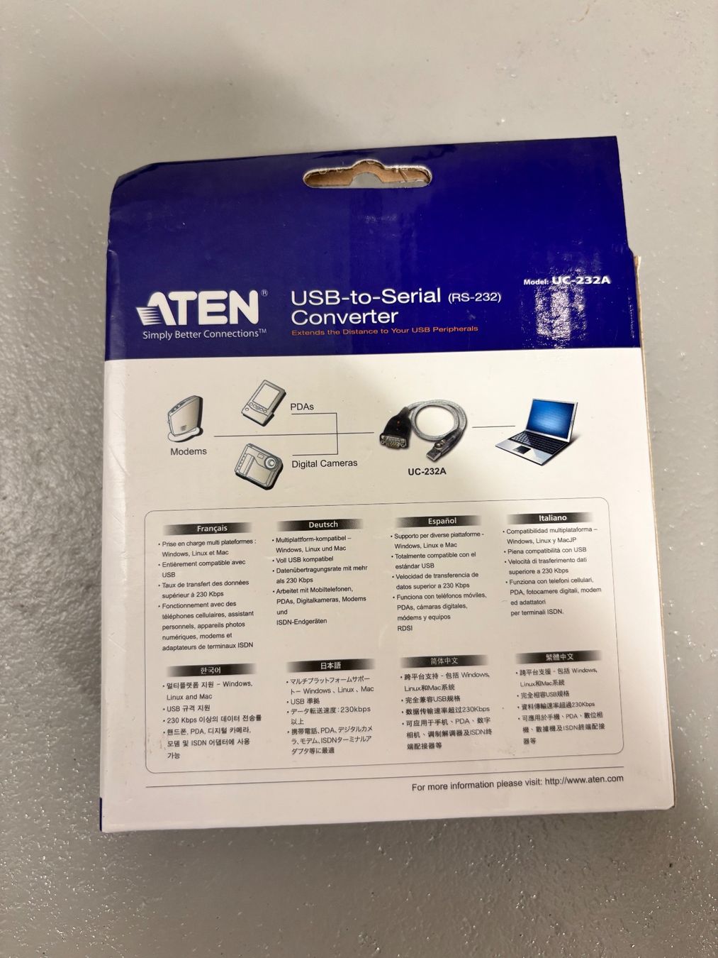 Convertitori: USB to Serial Converter (RS-232) – Nuovo e nell'imballaggio originale da Schenkon venduto da ProStuff 1