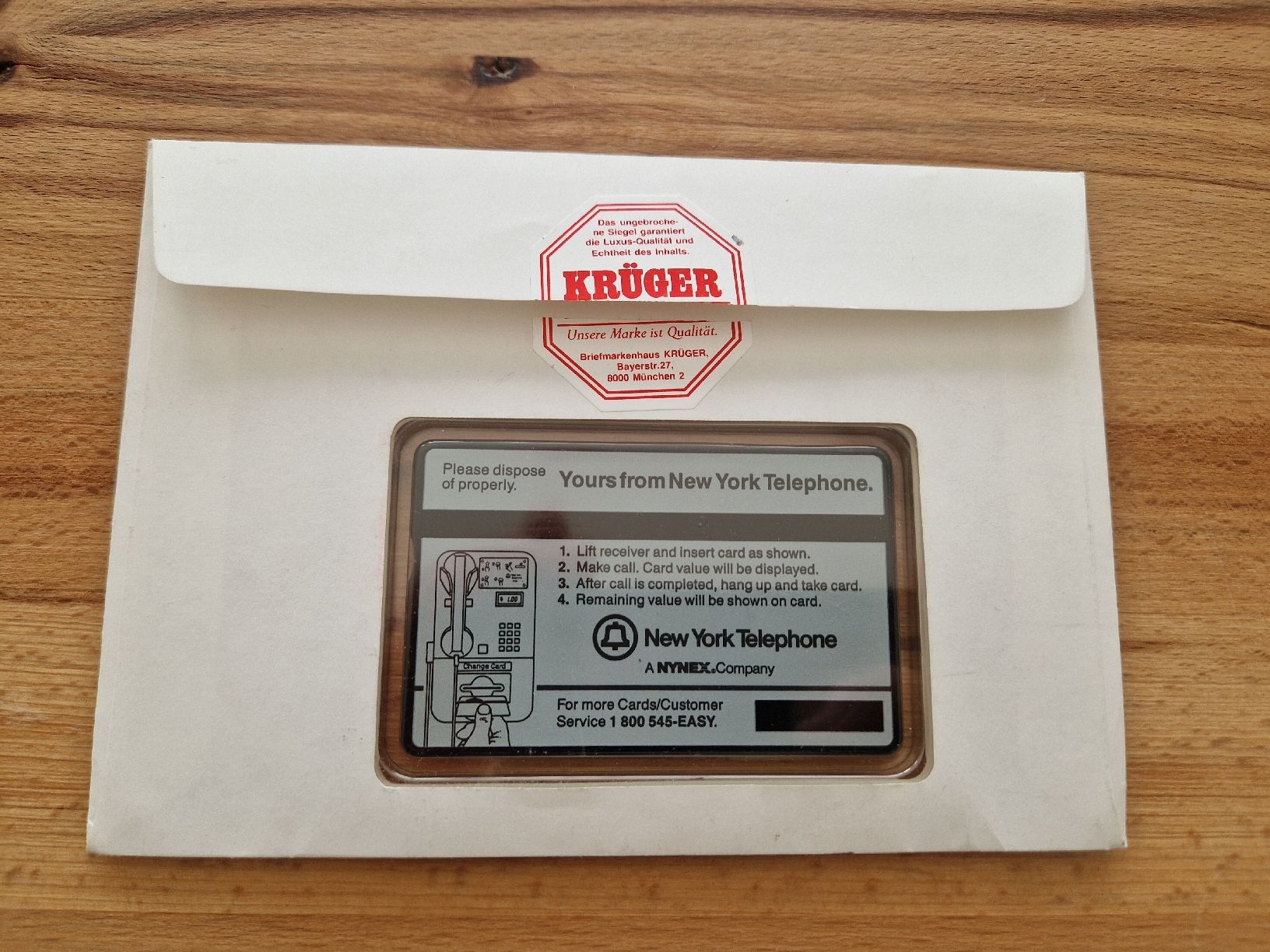 Telefon- & Taxkarten: New York Telephone Change Card – Gebraucht aus Goldach von Napoleon_1992 1