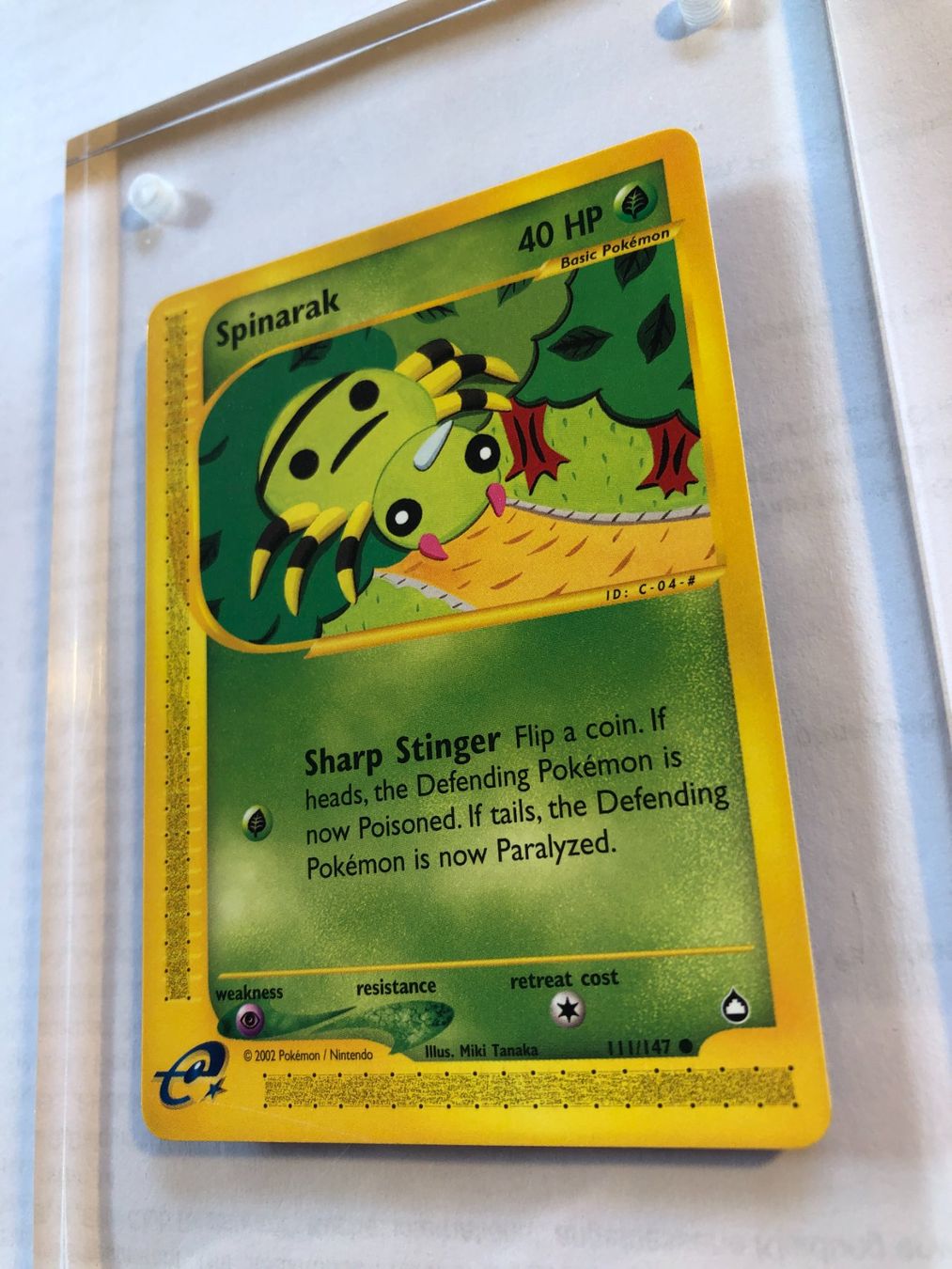 Cartes à collectionner: Spinarak Aquapolis - MINT - ab 1.- – D'occasion à Giubiasco par dan_pr8b 2