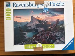 1000 Ravensburger Puzzle: Rogged Rocky Mountains