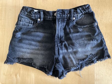 Kurze Jeans Mädchen Gr. 164