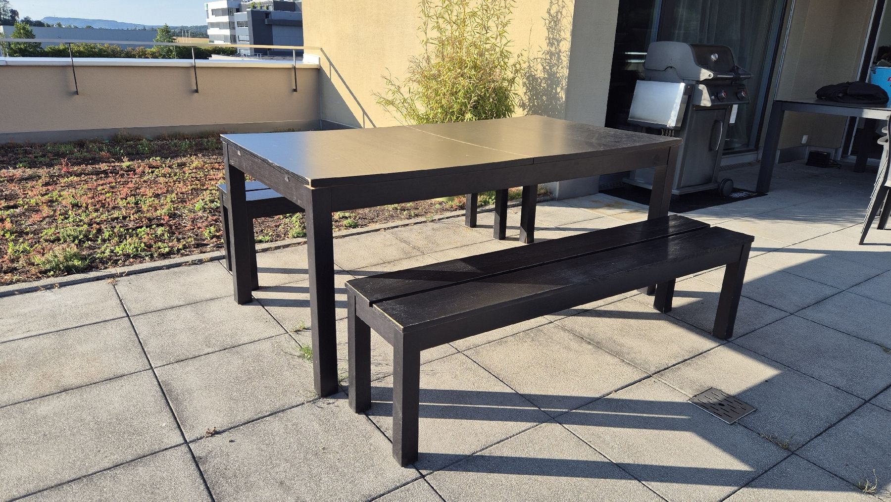 Set di tavolo e panche: Gartentisch mit 2 Bänken aus Holz – Usato da Mägenwil venduto da thomii99 3