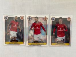 25-26 Topps Merlin EPL Manchester United: Fernandes, Mbeumo