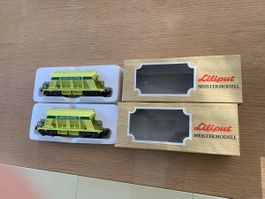Liliput 2 Vetro Recycling Wagen neu