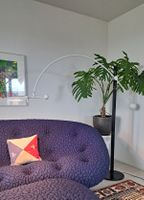 Swisslamps Bogenlampe, Designer Stehlampe, Leselampe