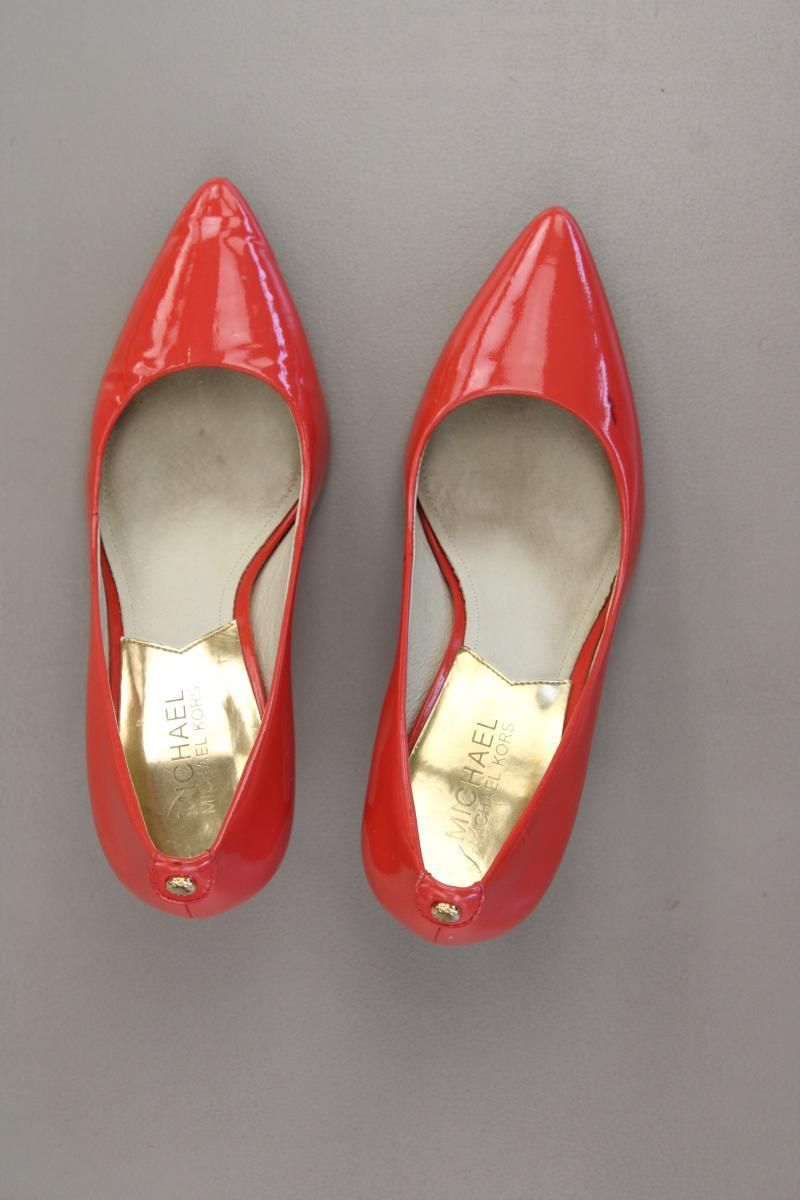 Scarpe da donna: Michael Kors Pumps Gr. 38 rot aus Leder – Usato da Neustadt an der Waldnaab venduto da SecondLifeFashion 2