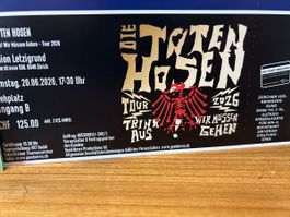 1 Ticket die Toten Hosen