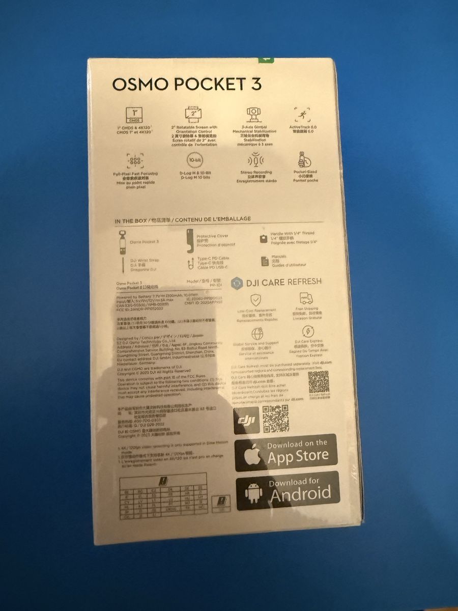 DJI Videocamere: DJI Osmo Pocket 3 – Nuovo e nell'imballaggio originale da Lausanne venduto da alwin43 2