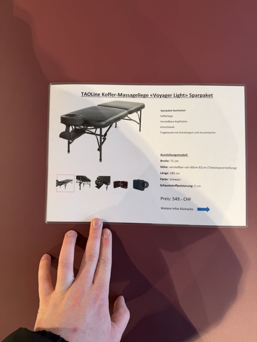 Dispositivi per massaggi: massage table, burgundy - NEW! – Usato da Wallisellen venduto da KrisztianToth 3