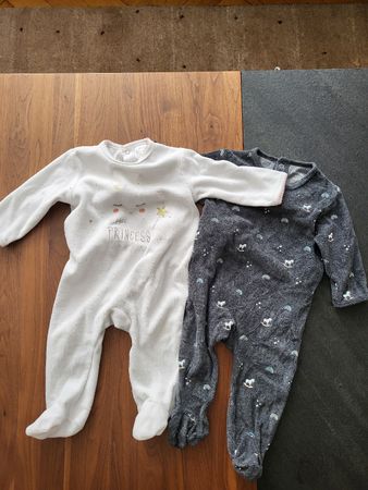 Lot de 2 pyjamas bébé chauds