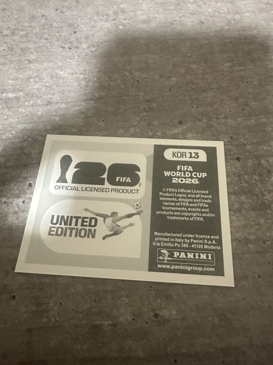 Panini Carte collezionabili: KOR 13 , FIFA WORLD CUP 2026 PANINI  – Nuovo (secondo la descrizione) da Frauenfeld venduto da 1PegPeg1 1
