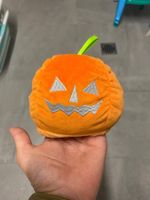 Peluche réversible content fâché citrouille Halloween neuf