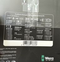 Wera Kraftform Kompakt W1 Maintenance 135926
