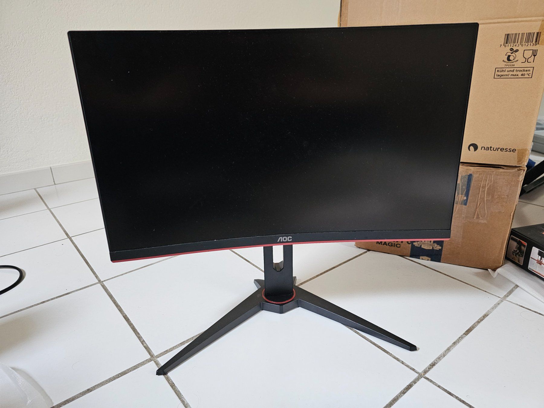 AOC Monitore: Écran PC AOC Curved C24G1 (24", Full HD) – Gebraucht aus Sion von val_579n