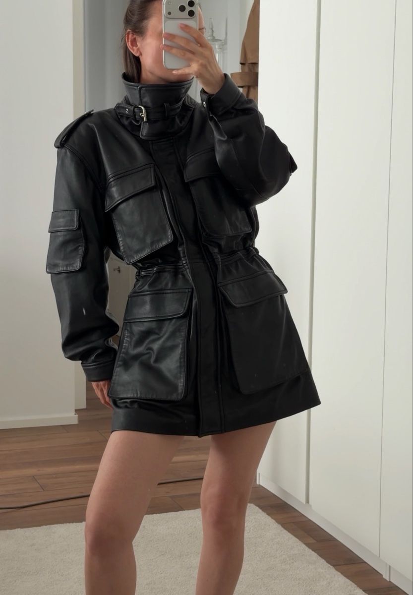 Vestes: Gestuz leather jacket  – Neuf (Voir description) à Paradiso par viorea