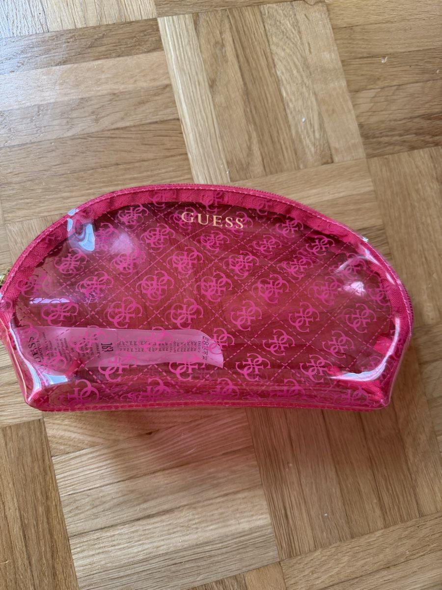 Guess Custodie per cosmetici: Guess Necessaire Rosa TransparentNeu – Nuovo (secondo la descrizione) da Watt venduto da Steffi84