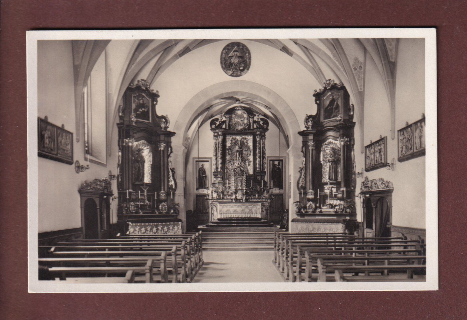 Cartoline postali: LUZERN - Kapuzinerkloster WESEMLIN – Usato da Pully venduto da nicecards