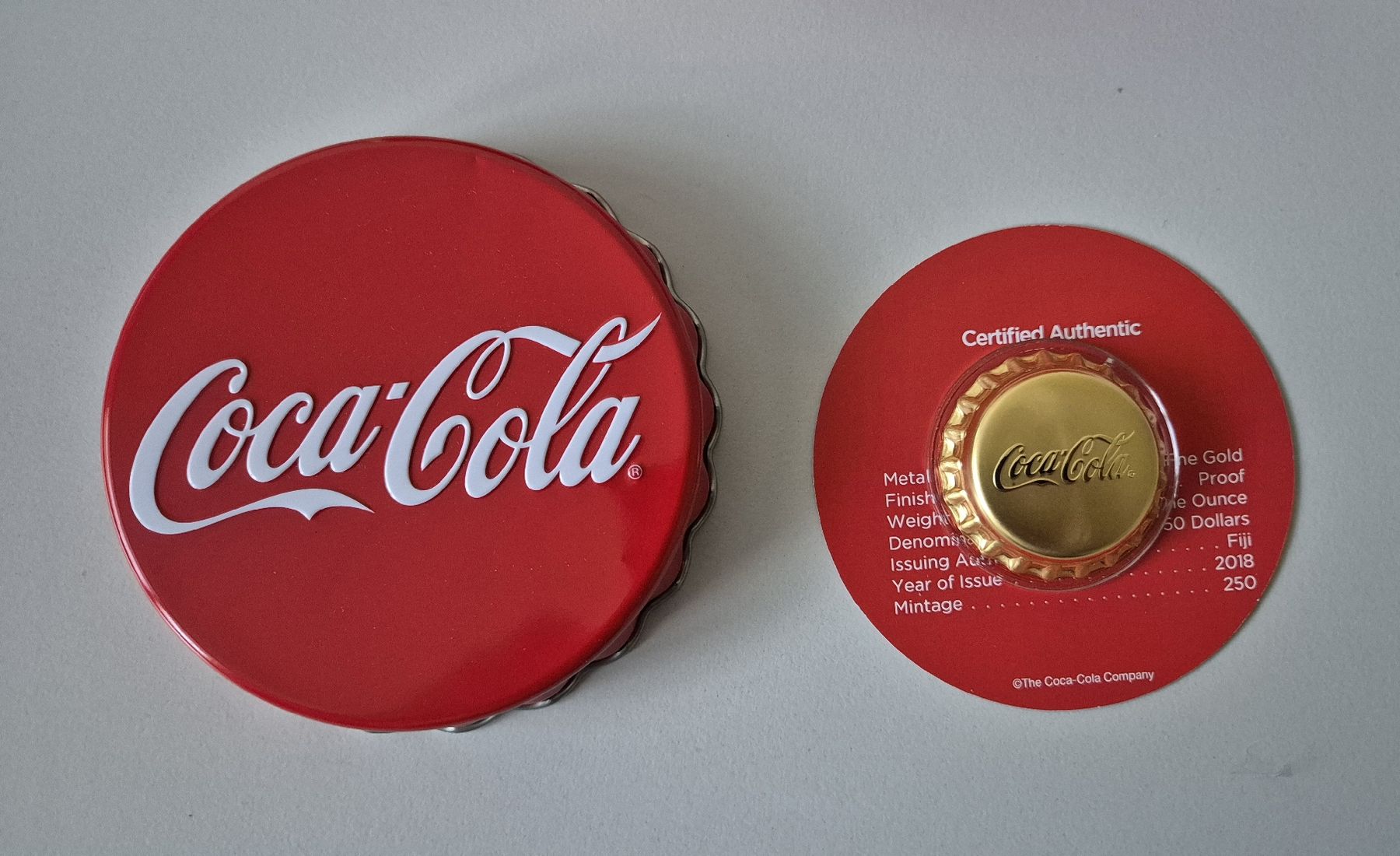 Tutti le monete: Goldmünze Coca Cola limiited – Nuovo (secondo la descrizione) da Greppen venduto da hploetscher 1