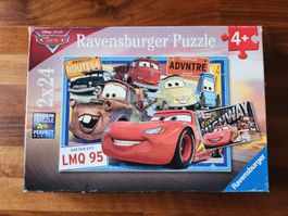 Ravensburger Puzzle Disney Cars 2x24 Teile, ab 4+, komplett