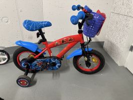 Kinder Velo Spiderman 12 Zoll mit Stützräder