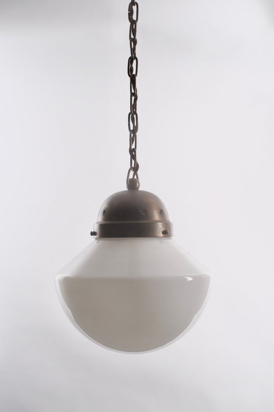 Lampadari & plafoniere: DECKENLAMPE HÄNGELAMPE GLAS MESSING 1930 – Usato da Zürich venduto da mrbluewave