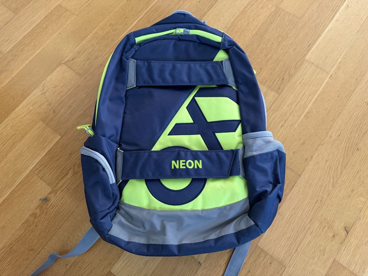 Borse & Zaini: Neuer Schulrucksack OXY Neongelb Blau – Nuovo (secondo la descrizione) da Bettlach venduto da Tradenet100