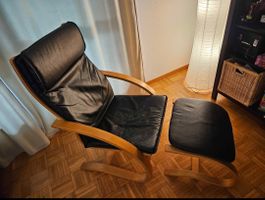 IKEA Sessel und Hocker