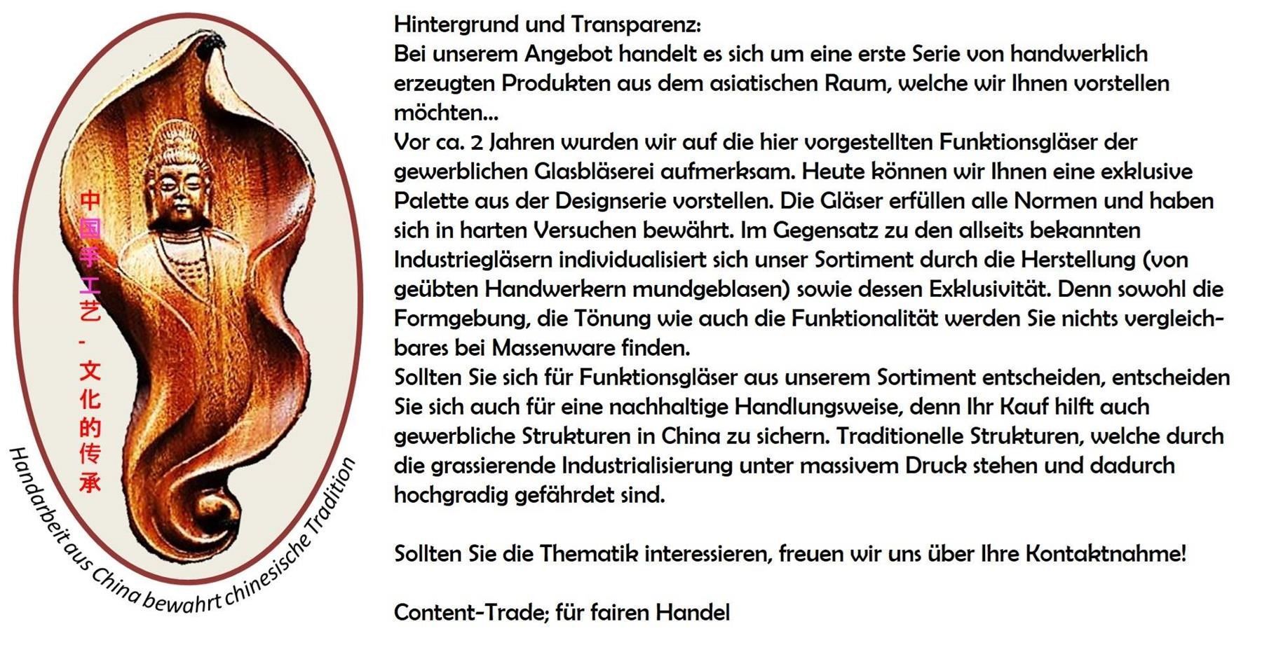 Bicchieri: Tee- oder Kaffeeglas (4 Stück) – Nuovo (secondo la descrizione) da Bischofszell venduto da content-trade 5