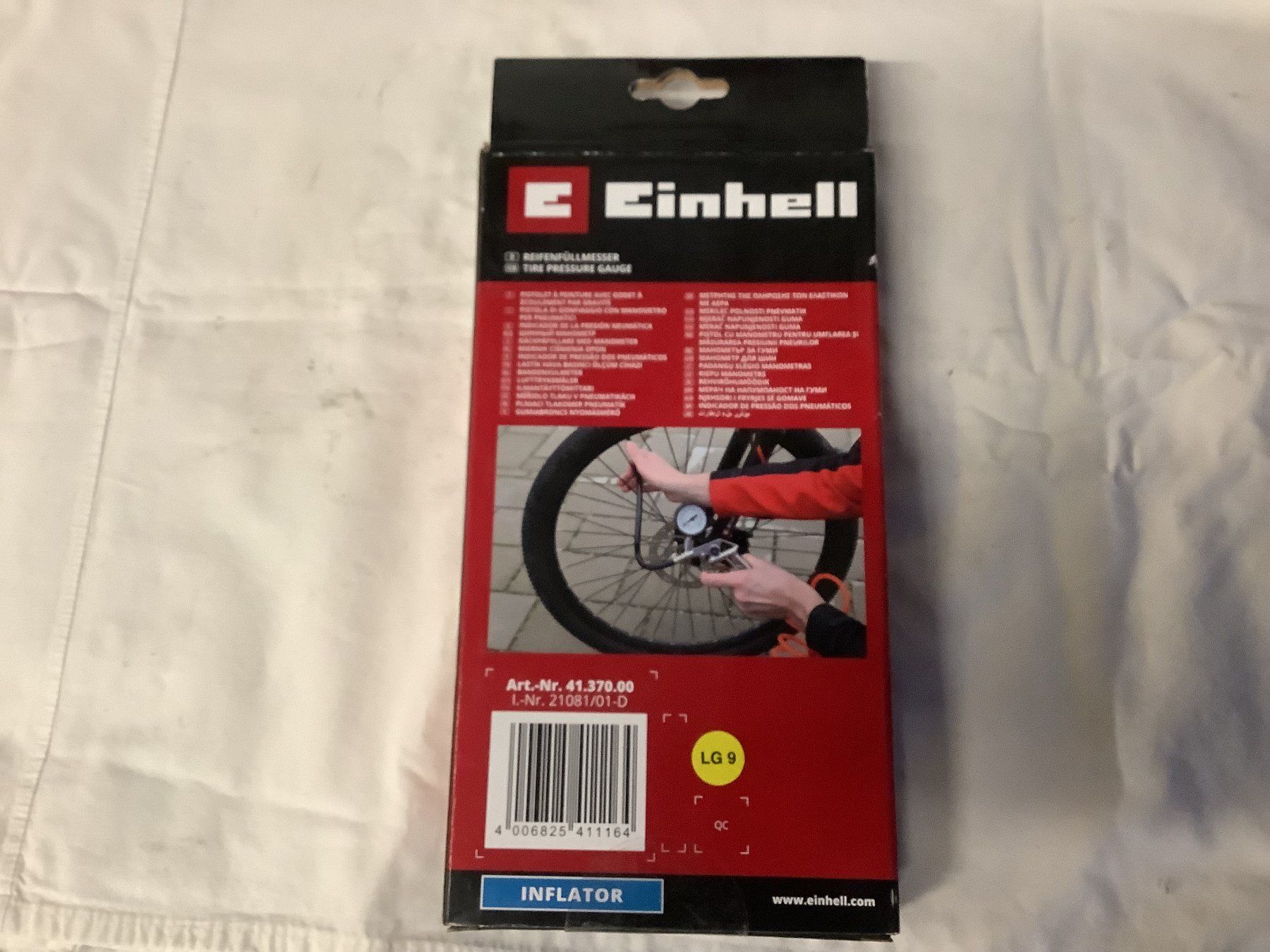 Einhell Tutti gli attrezzi: REIFENFÜLLMESSER EINHELL – Nuovo e nell'imballaggio originale da Glarus venduto da Mdelphi 6