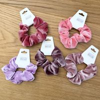 Samt Haargummis Set, 5 Stk. Scrunchies Neu!