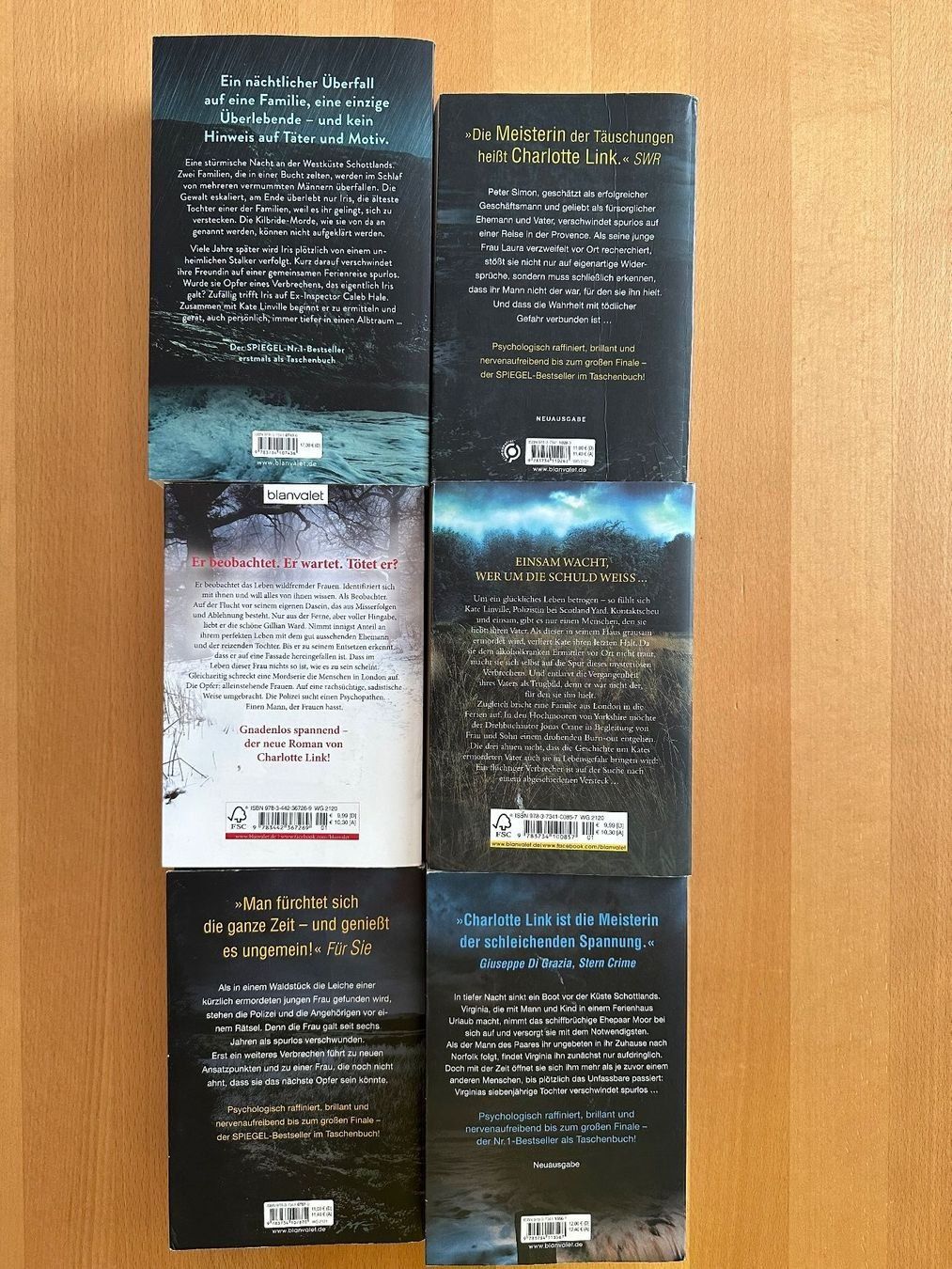 Livres: 6 aktuelle Link-Krimis – D'occasion à Spiez par ulu61 1