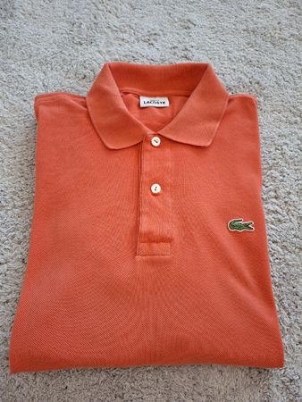 Polo Lacoste orange taille 3 occasion 