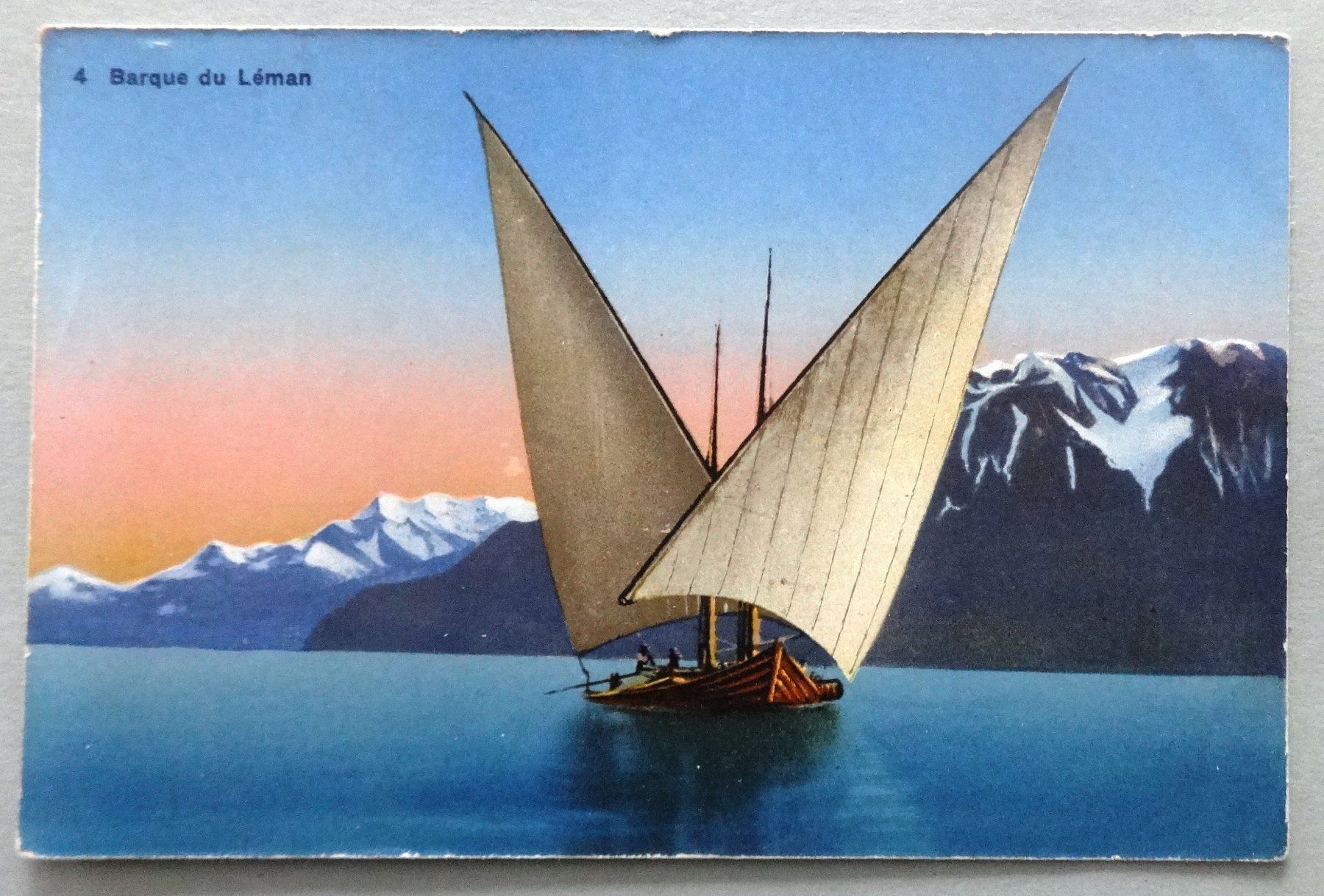 Ansichtskarten: Barque du Léman – Gebraucht aus Fétigny von Billy2miny