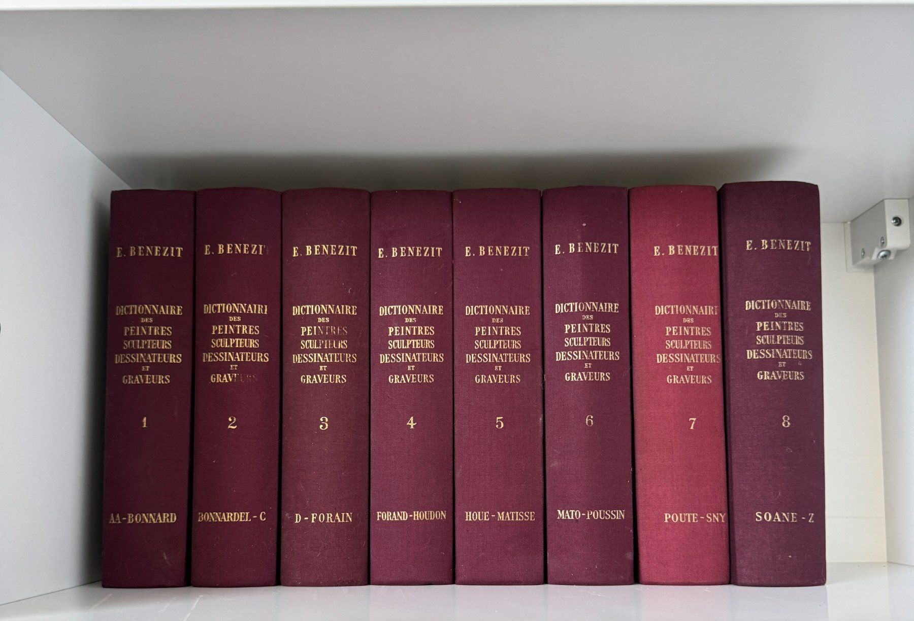 Nastri decorativi: E. Bénézit Kunstlexikon 8 Bände komplett – Usato da Augst BL venduto da Nextl00p