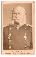 Fotografie Portrait Kaiser Wilhelm I., K