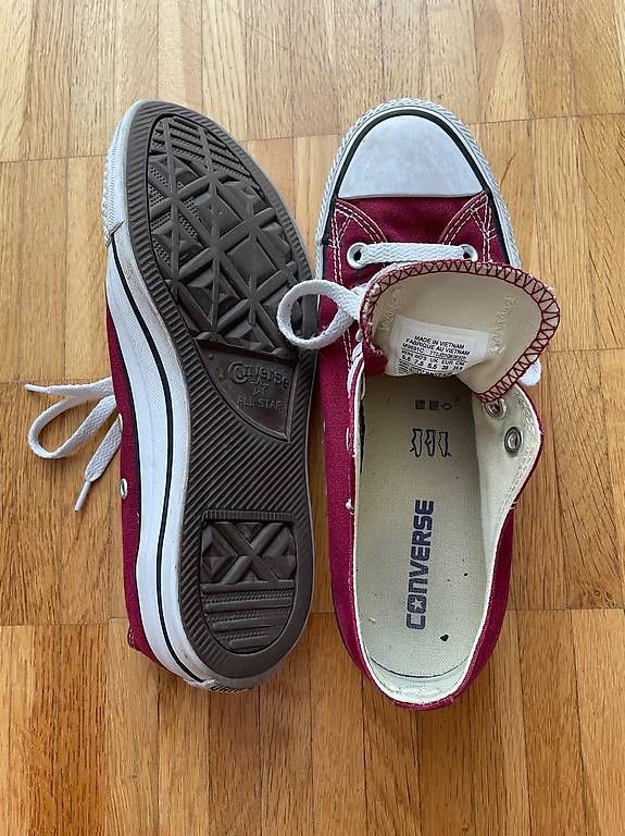 Converse Scarpe da uomo: Rote Converse AllStar Sneakers Chucks, Gr. 38 – Usato da Jona venduto da Tr3s 2