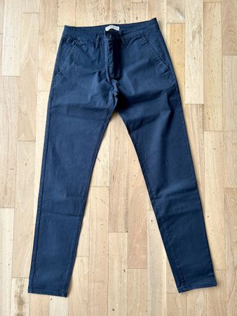 Stylische Chino Hose dunkelbla Gr. 44 L 30 von Andrea Falco