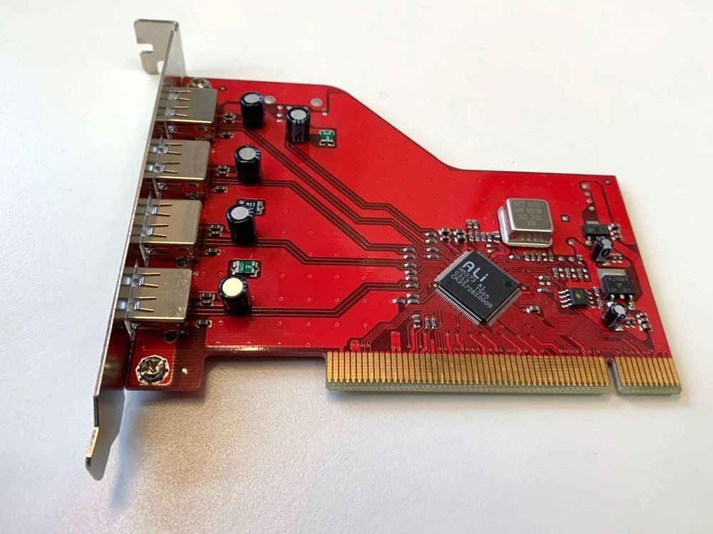 Composants électroniques: ALI M5273 A1 4 x USB 2.0 PCI Card – D'occasion à Münchenstein par Licontrol 1