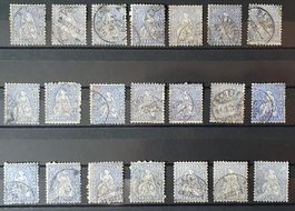 Lot Sitzende Helvetia Nr. 41 Gestempelt